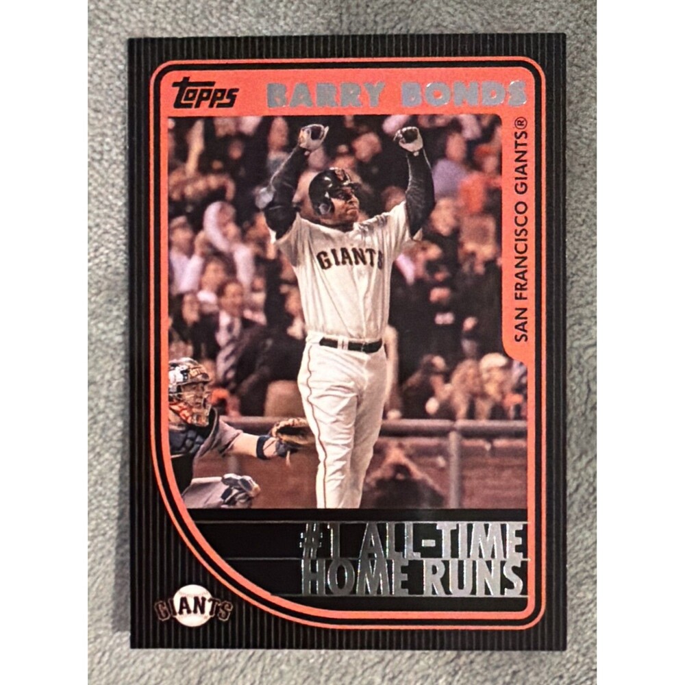 2007 Topps Updates & Highlights - Barry Bonds 756 Barry Bonds #HRK